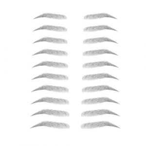 &Agrave; coller sur les sourcils - Tatouage des sourcils - &Eacute;tanche - 3D - Longue dur&eacute;e de vie - Faux sourcils naturels - Autocollants de maquillage pour le soin de la peau des yeux (qinjinxinxikeji, neuf)