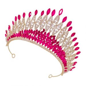 Mikikit Couronne de Mariage Diad&egrave;me pour Femme Accessoire de Coiffure Couronne Anniversaire &Eacute;l&eacute;gant et Confortable (Famidago, neuf)