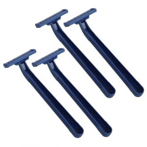 NULYLU Rasoir Manuel Jetable 24 Pièces Pour Hommes Et Femmes Épilateur Portable En Acier Inoxydable Rasoir Corporel Profond Adapté Aux Voyages Couleur Bleu Foncé (Kopouy, neuf)