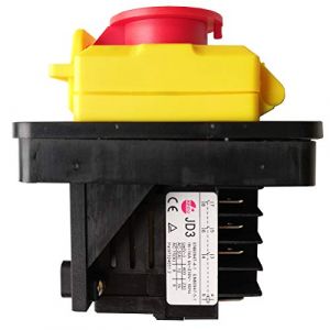 Imperméable Interrupteurs à Bouton-poussoir Industriels électromagnétique JD3 KJD11 KEDU 10 Broches 8Pins 24V 250V 400V Interrupteur Relais (8Pin-230V avec couvercle) (Top-Electrical Technology, neuf)