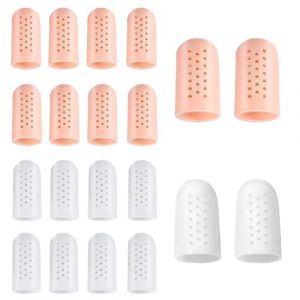 Prot&egrave;ge Orteils, 20 Pi&egrave;ces Prot&egrave;ge Gros Petit Orteil Silicone, Protection doigt de pied Respirants, Protecteurs D'orteil pour Cors Ampoules Callosit&eacute;s Ongles Incarn&eacute;s (CAI  CHENGGUO DE DIAN, neuf)