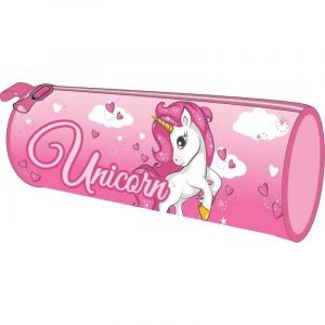 arlis Trousse Scolaire, Ronde - Dimensions: 23 x 8 cm (Trousse Licorne) (tomkid, neuf)