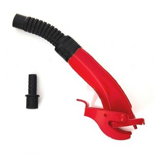 BW Bec verseur flexible pour jerrican en métal 5/10/20 litres Flex Standard avec support pour bidon de 10/20 litres Rouge RAL 3000 Fabriqué en Europe (let's build brands, neuf)