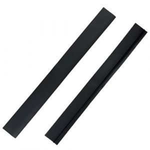 Hohitenz Lot de 2 cache-espace noir 63,5 cm – bande en silicone pour l’espace entre cuisinière et plan de travail, profilé en T – remplisseur d’interstice pour cuisine/four/lave-linge (Hohitenz, neuf)