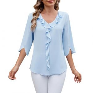 Ventes Flash du Jour Tee Shirt Femme Col Carr&eacute; Tenue Hiver Chic Blouse Pailletee Chemisier Tunique Blanche Dentelle Grande Taille Coton Ete Chemise Rose Lin Top T Ecriture Team Bride Haut (Uwdiohq, neuf)
