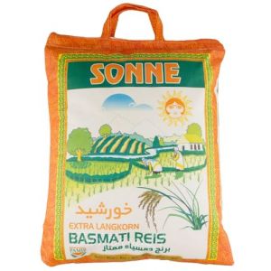 Riz Basmati soleil Extra Long khorshid darbari 10 kg Super langkorniger basmatirice Traditional riz basmati, l'Inde, Himalaya (Masala Wala, neuf)