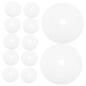 HOMSFOU Ensemble De 12 Pi&egrave;ces Filtre &Eacute;ponge Filtre D'admission Du S&egrave;che-linge Kit De Filtre Pour S&egrave;che-linge Filtres De S&eacute;cheur Ronds Pi&egrave;ce De Filtre De S&egrave;che-linge Coton Light Grey (Xieheng, neuf)