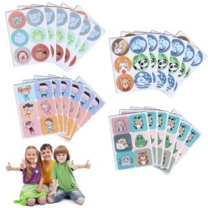 JYNVO 144 Pièces Autocollants Animaux Enfants, Autocollants pour Enfants et Adultes Lors de vos Activités Plein Air, Camping, Pêche et Voyages (ROBFLOR MARKET CARS, neuf)