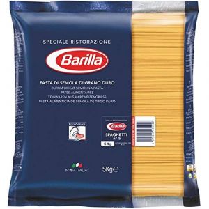 Barilla Spaghetti n. 5, 3 pi&egrave;ces (3 x 5 kg = 15 kg) p&acirc;tes &agrave; grains durs (Italiaen Gourmet UK Ltd, neuf)