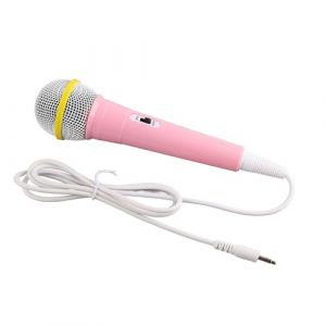 Ausla Microphone pour Enfants, Microphone de karaok&eacute; Filaire avec Son Clair pour Chanter, Prise 3,5 Mm pour F&ecirc;te d'anniversaire d'enfants, Utilisation en Famille en Int&eacute;rieur et en Ext&eacute;rieur (Pink) (Scceties, neuf)