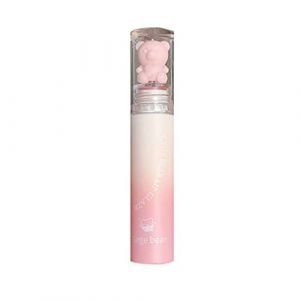 Rouge à lèvres en velours avec motif ours mignon - Couleur châtaigne - Rouge et marron - Pour un maquillage facile (shanghaiyuneng, neuf)