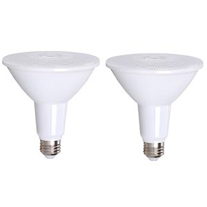 Ampoule LED E27 PAR38 Blanc Chaud 2700K 1800 Lumens 18W &eacute;quivalent 150W Halog&egrave;ne, Lot de 2, Spot sans Scintillement , Lampe R&eacute;flecteur Faisceau Large 120&deg; Non Dimmable (Blanc Chaud-2700K, 18W-PAR38) (Bulbright-uk, neuf)