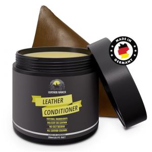 Leather Ranch Creme Cuir pour Sièges, Tapis, Canapé & Chaussures - 250ml - Redonne du Lustre & Protège le Cuir Lisse - Cire d'Abeille & Noix de Coco - Revitalisant, Assouplissant & Imperméabilisant (Vivere GmbH, neuf)