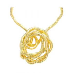 LEEQBCR Collier cha&icirc;ne Serpent Pliable, Bracelet superpos&eacute; Unisexe,6 x 900 mm Collier Serpent R&eacute;glable Flexible pour Style Hip hop, Danse de Rue, Performance de Cosplay,Dor&eacute; (LEEQ EU, neuf)