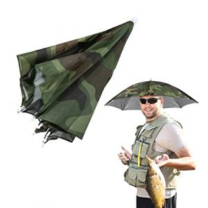 Chapeau Parapluie - Parasol Pliable pour P&ecirc;che, Golf, Cyclisme, Jardinage et Sports de Plein Air (Joyivike, neuf)