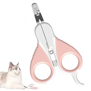 ZEACCT S&eacute;curit&eacute; Coupe-Ongles pour Animaux en Acier Inoxydable, Coupe-Ongles Chat Tondeuses &agrave; Griffes Coupe Ongle Chien avec Lime &agrave; Ongles &ndash; pour Chien, Chat, Oiseau, Rongeur et Toute Taille de Griffe (TCCAEZ, neuf)