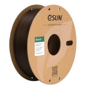 eSUN Filament PLA 1.75mm, ePLA-CF Filament PLA Chargé en Fibre de Carbone Précision Dimensionnelle +/- 0.03mm, Bobine de 1KG (2.2 LBS) pour 3D FDM Imprimantes,Rouge (eSUN Official Store, neuf)