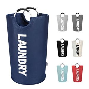 DOKEHOM 125L Paniers à Linge (7 Couleurs), Pliable Sac à Linge, Pliage Grande Capacité Corbeilles à Linge (Bleu Foncé, XL) (DOKEHOM EUROPE, neuf)