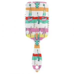 Brosse de massage à coussin d'air nautique en forme d'étoile de mer, peignes à cheveux antistatiques pour femmes (AYXXKJ, neuf)