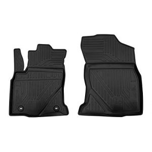 Element Tapis de Sol sur Mesure en Caoutchouc Compatible avec Toyota Hilux 2015 Tapis Voiture en Caoutchouc, Noir (HromTech FR, neuf)