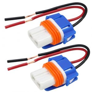 2x 9005 Hb3 câble de connecteur de douille d'ampoule de phare, connecteur de douille de douille d'ampoule en plastique Riloer 12/24V, adapté à la plupart des voitures (LanCo2020, neuf)
