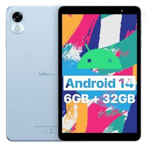 UMIDIGI G1 Tab Mini Android 14, 8 Pouces, WiFi 6/BT5.0, 7(3+4) Go+32Go/TF 1To, 1280x800 FHD, Processeur Quad-Core, Batterie 5000 mAh, Cam&eacute;ra Double 5 MP, Certifi&eacute; GMS - Ble (GDVIP0808, neuf)