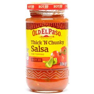 Old El Paso Gamme Mexican (Sauce &eacute;paisse N Chunky Hot Chunky 2 x 226 g) (The Marvellous Group, neuf)