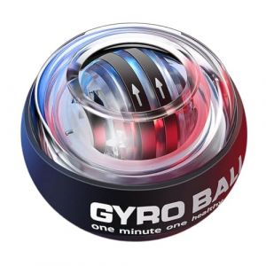 Ezweiji Gyro Ball, Entra&icirc;nement Intensif de Pr&eacute;cision, ABS Anti-D&eacute;rapant, Balle R&eacute;&eacute;ducation Main pour Renforcement Avant-Bras & Coordination (guudi, neuf)