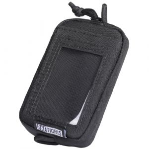 OneTigris Porte-Monnaie Tactique Petit et Minimaliste &ndash; Portefeuille de Poche avec Fermeture &Eacute;clair - Porte-Carte de Cr&eacute;dit Nylon 500D R&eacute;sistant &agrave; l&rsquo;Eau pour Homme et Femme (Noir (FW Gear EU, neuf)