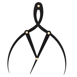 PLAFOPE Règle À Sourcils En Acier Inoxydable Pour Tatouage Outil De Positionnement Outil De Maquillage Pour Sourcils (Comexs, neuf)