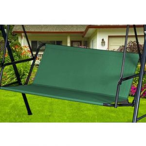 ZHMIZHAM Housse de Siège de Jardin pour Balançoire de Jardin, Housse de Chaise de Jardin Couvre-siège Swing, Housse de Rechange pour balancelle de Jardin 600D Tissu Oxford (138 * 50 * 50cm,Grün) (Garten Wächter, neuf)