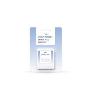 EMOFORM Dental-floss unwaxed, Fil dentaire non cir&eacute; sans fluorure pour un nettoyage optimal des espaces interdentaires. Pr&eacute;vention de la carie et plaque dentaire. (Sant&eacute; Bucco Dentaire WILD, neuf)