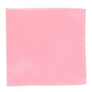 Pochette Costume Rose Pale - Mouchoir de Poche Homme Rose clair - Accessoire Carré Poche de Veste - Mariage, Cérémonie (cravateSlim FR, neuf)