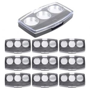 Uhngw Palette de rouge &agrave; l&egrave;vres vide, palette de fards &agrave; paupi&egrave;res vides | Poule de fard &agrave; paupi&egrave;res compact Panking 10x,Bo&icirc;te de rangement cosm&eacute;tique multifonctionnelle Contator Creative Feed Shadow (leshuy, neuf)