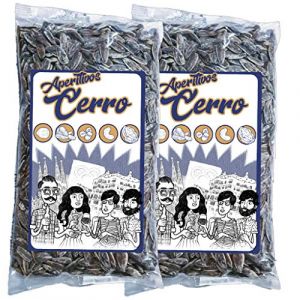2 kg. Pipas - Graines de Tournesol G&eacute;antes Grill&eacute;es et Sal&eacute;es, une collation tr&egrave;s espagnole - Pipas Tostadas y Saladas (2x1 Kg.) (The Black Hoof, neuf)
