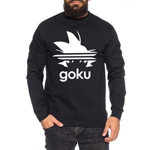Tee Kiki Adi Goku Sweat-Shirt pour Homme Goku Dragon Master Son Ball Vegeta Turtle Roshi DB, Farbe2:Noir, Gr&ouml;&szlig;e2:XX-Large (TeeKiki, neuf)