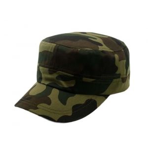 Jarseila Camo Casquette Homme Coton Chapeau Plat Casquette Militaire Unisex Chapeau de Cadet Arm&eacute;e avec Visi&egrave;re Casquettes de Baseball, R&eacute;glable, Camouflage-Vert Militaire (DUHONG2287, neuf)