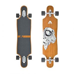 Apollo Longboard édition spéciale Board Complet y Inclus Outil en Forme de T, avec roulements à Billes ABEC High Speed, Drop-Through Freeride Skaten Cruiser Boards (Vevendo, neuf)