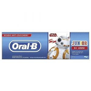 Oral-B Dentifrice Junior Star Wars 75 ml avec personnages Disney pour enfants de 6 ans (ROKI SHOP, neuf)