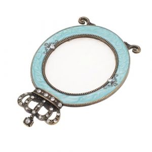 Beaupretty Plateau de M&eacute;lange de Peinture pour Nail Art en Plastique ABS et Alliage Pr&eacute;sentoir &agrave; Faux Ongles Couronne Couleur Bronze Antique Accessoire Photo pour Salon de Manucure et (kiLIHK, neuf)