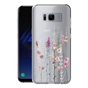 Kaywzo Antichoc Coque pour Samsung Galaxy S8,Housse Étui en Transparent TPU avec Motif de Fleurs Peintes,Ultra Mince Silicone Phone Protection Case Cover-3 (Misyum, neuf)
