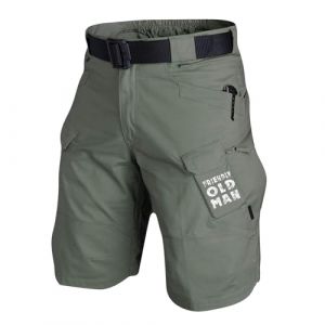 MOKBAY Short Travail 4XL Vente Flash Chantier Randonnée Vert armée Bermuda Homme Coton Musculation de Sécurité a Pied Short Travail Homme avec Poche Pantacourt Vert armée XXL (MOKBAY, neuf)
