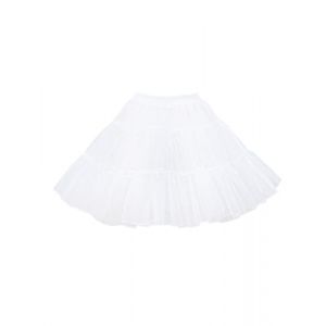 Vlazom Jupon Femme Court Jupon sous Robe de Mari&eacute;e pour Robes de Mari&eacute;e Jupe Tulle Vintage Fond de Robe A-Ligne Tutu，Blanc，S-M (Vlazom, neuf)