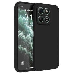 HAFFAN Coque en Silicone TPU Compatible avec Honor 200 Smart/Honor X7C (6.8"), Housse Etui de Protection pour T&eacute;l&eacute;phone Portable - Noir (haffan, neuf)