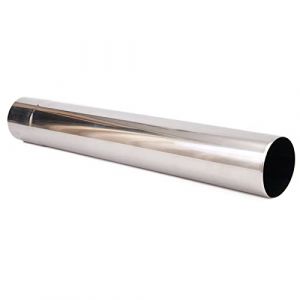 CNANRNANC Tuyau de chemin&eacute;e en acier inoxydable, tuyau de po&ecirc;le rond, tuyau de chemin&eacute;e, tuyau de chemin&eacute;e, tuyau d'&eacute;chappement pour une &eacute;vacuation s&ucirc;re des gaz de combustion, &Oslash; 6 cm (Elton-EU, neuf)