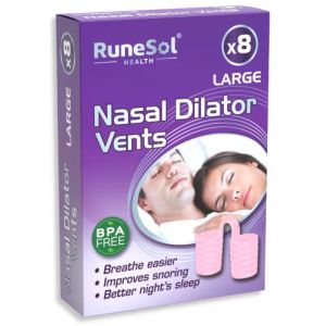 Runesol Dilatateur Nasal Anti Ronflement, 8 x Grand Rose, Dispositifs Anti-Ronflement Efficace, Appareils pour Sommeil Paisible, Ecarteur de Narine, il Ronfle Dilatateur Nasale, Anti Ronflements (Buydefinition, neuf)