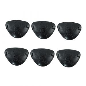 NIYANGLE 6pi&egrave;ces Cache-&oelig;il Pirate Imprim&eacute; Lot Pour Halloween F&ecirc;te Cosplay Cache-&oelig;il De Pirate &Eacute;cusson De &Eacute;cusson Imprim&eacute; (Telinei, neuf)
