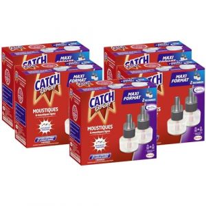 CATCH EXPERT Pack de 5 x 2 Recharges &eacute;lectriques 45 nuits (Phonmatic, neuf)