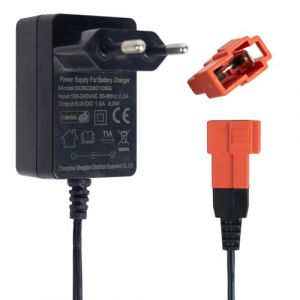 Chargeur de batterie 6 V pour enfants - 6 V - Compatible avec Kid Trax Disney Frozen, Mickey Minnie Mouse, Audi R8, Moto ATV et plus encore - Prise carrée (JSSANDAN-UK, neuf)
