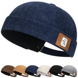 Bonnet Souple Doux et l&eacute;ger pour la Course &agrave; Pied Respirant et &eacute;lastique Chapeau Docker Bonnet Homme Docker Hat Femme Casquette Homme Chapeau Marin Casquette (YUNIAN-Direct, neuf)